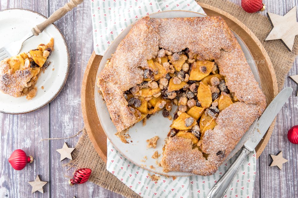 appel-cranberry gingerbread galette-3a