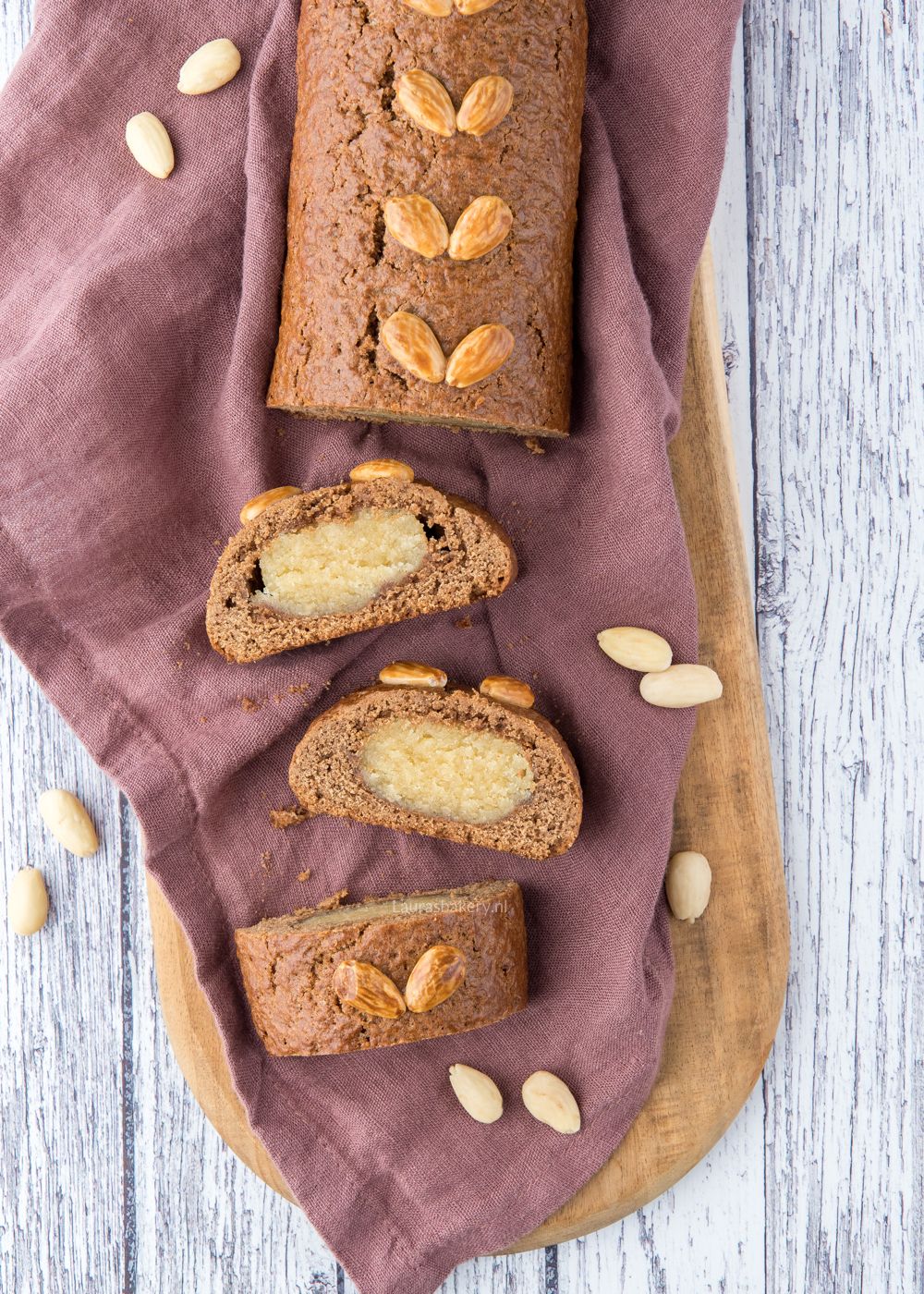 gevulde speculaasstaaf met speculaaskruiden