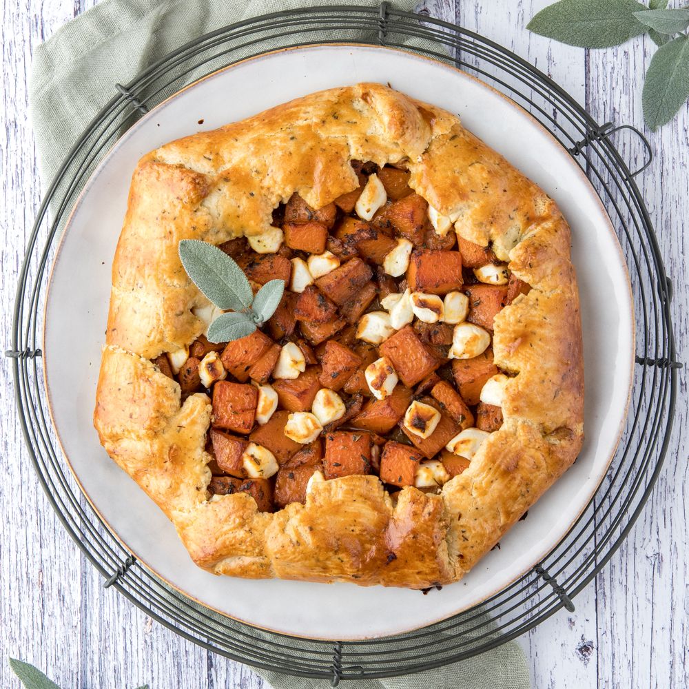 Hartige galette met pompoen