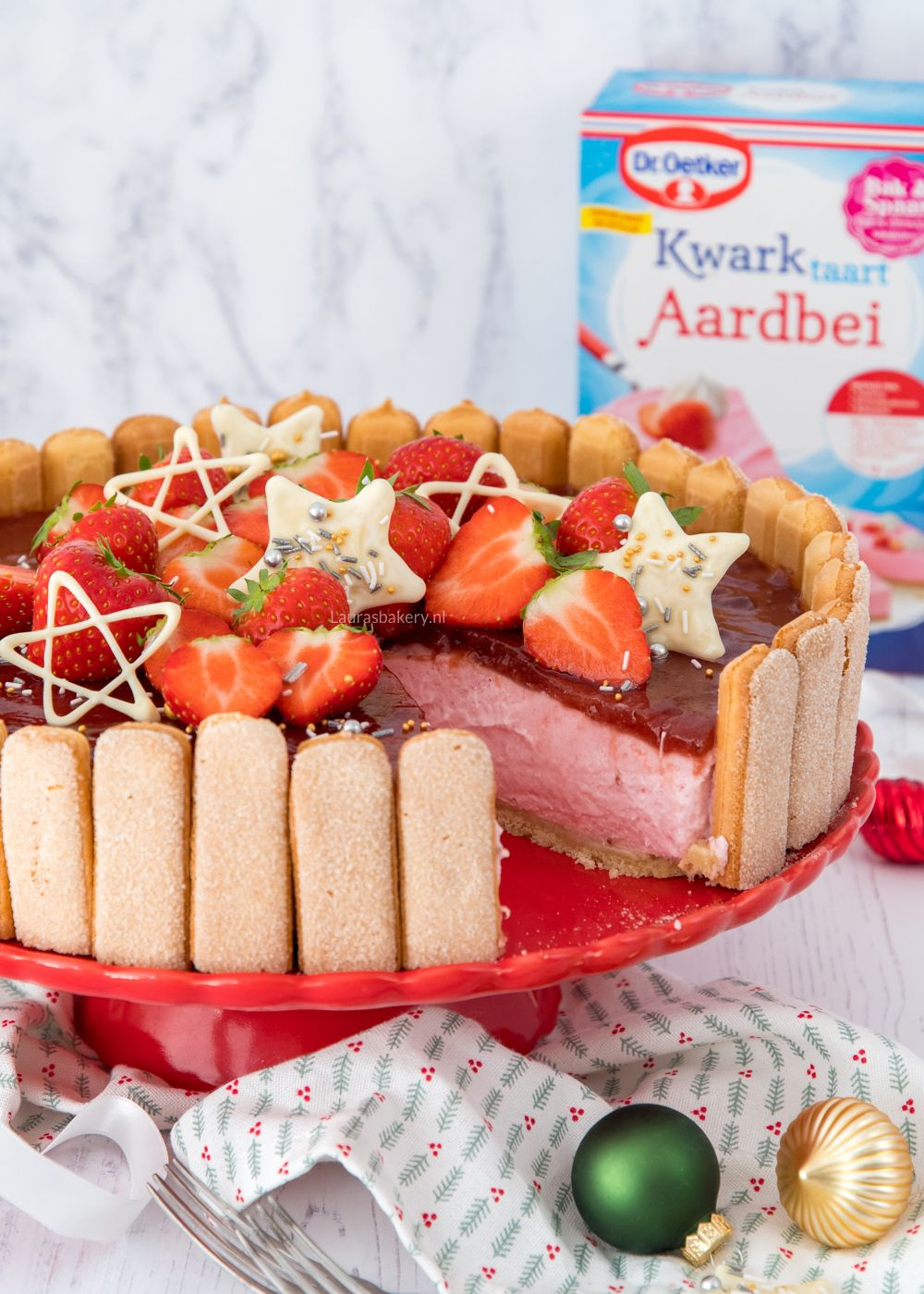 Oetker Aardbeien kwarktaart charlotte-6a