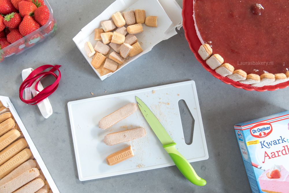 Oetker Aardbeien kwarktaart charlotte svs-3a