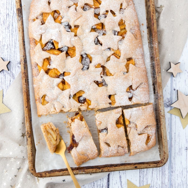 Luxe appeltaart plaatkoek