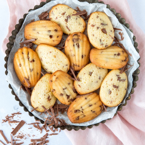 Chocolate chip madeleines