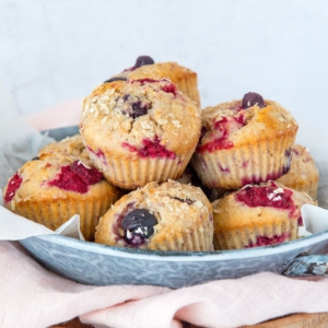 VOLKOREN MUFFINS MET ROOD FRUIT maken