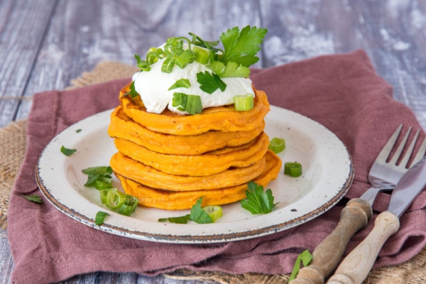 Zoete aardappel pancakes-3a