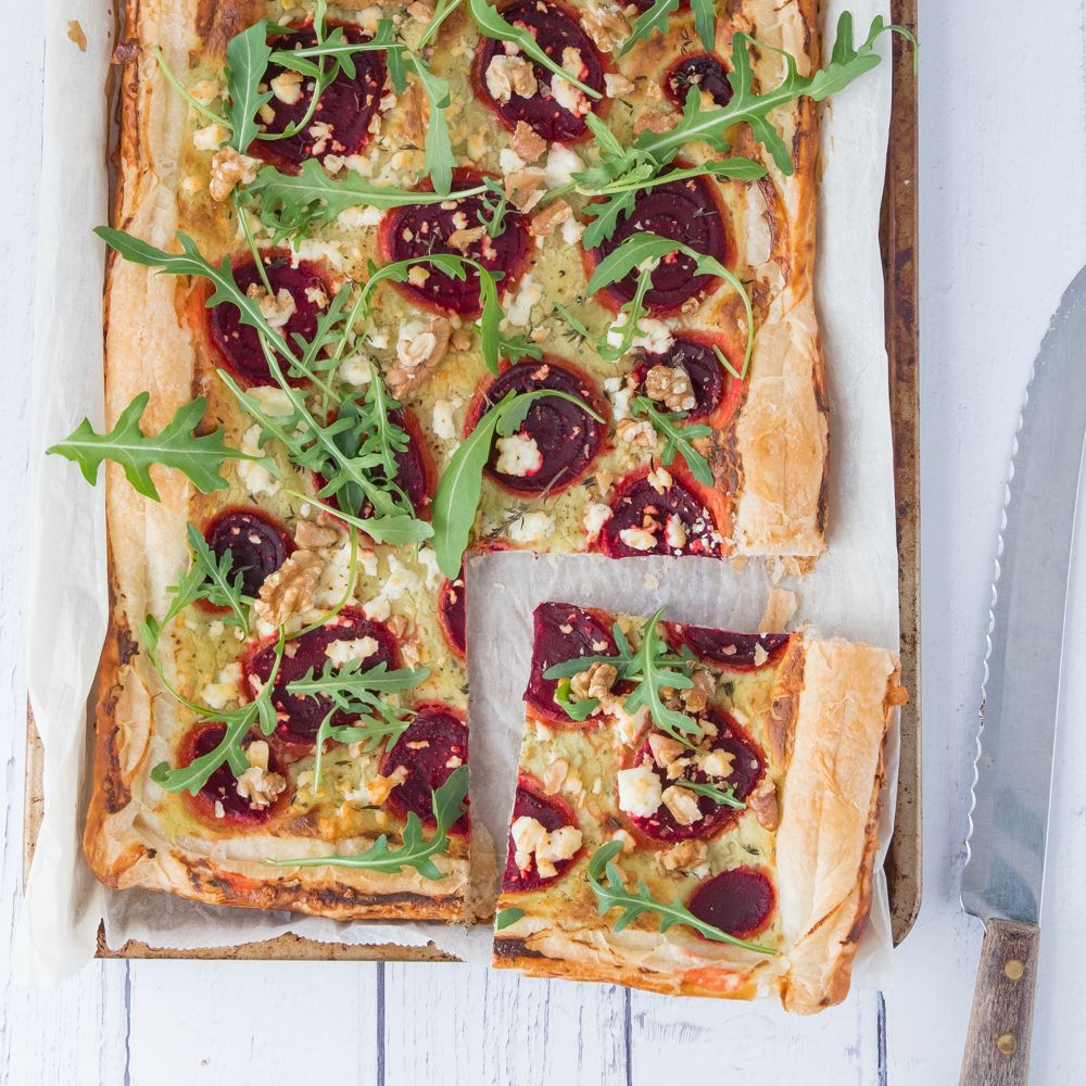 Bieten feta plaattaart