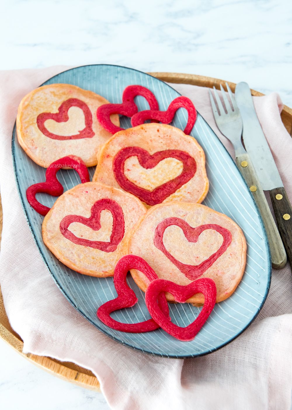 Valentijn pancakes met hartjes-1a