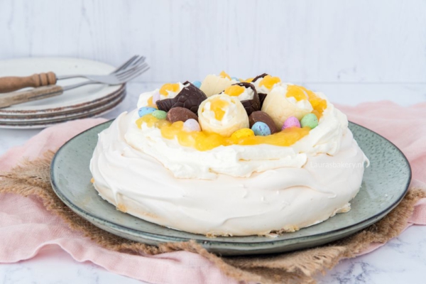 Lemon curd pavlova recept