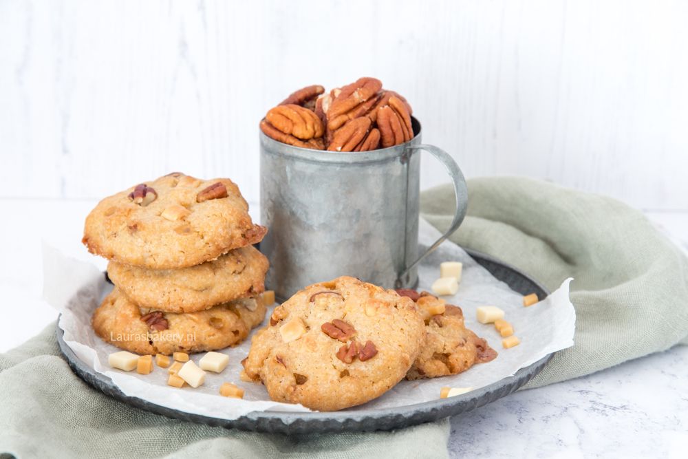 chocolate chip koekjes met pecan en karamel-2a