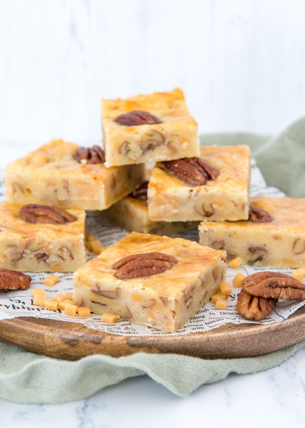 Pecan-karamel boterkoek stukjes - tips om de perfecte boterkoek maken