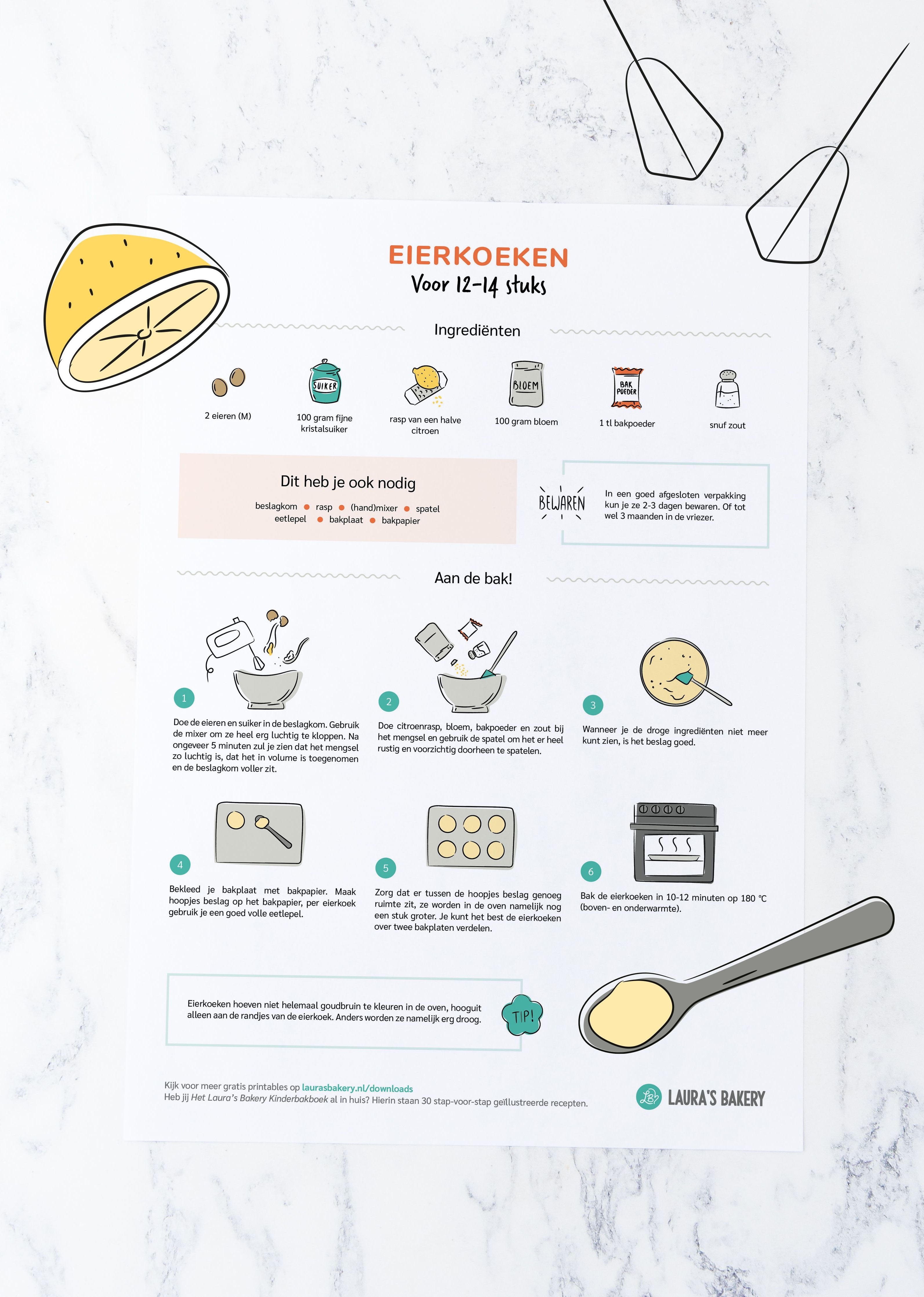 Eierkoek printable