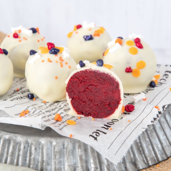 Red velvet cake truffels