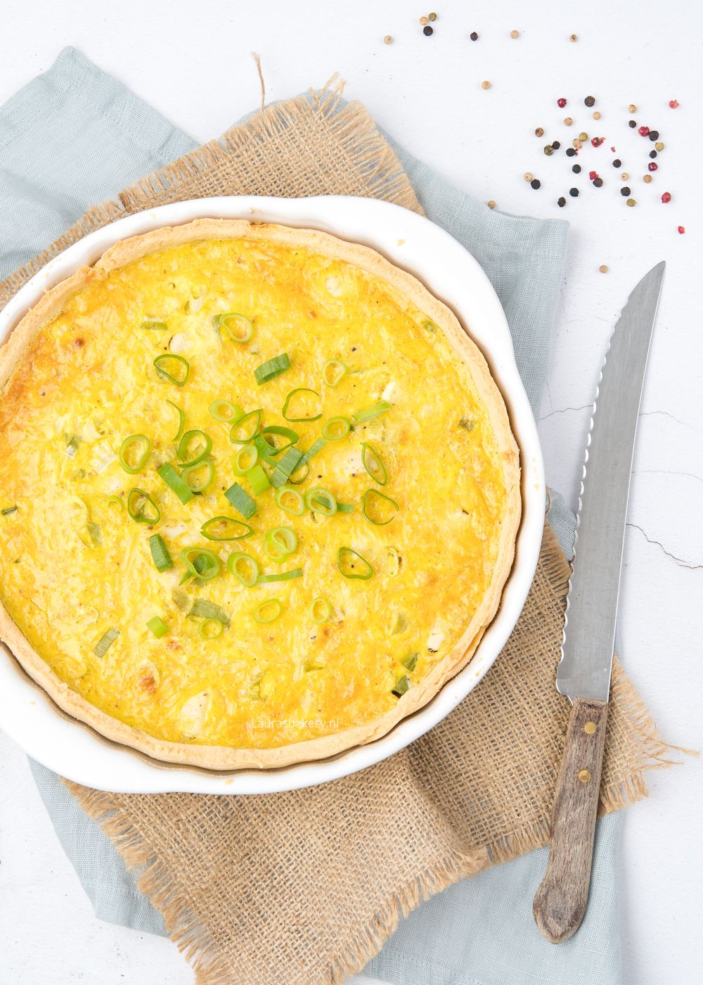 Kip-kerrie quiche
