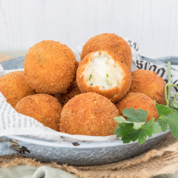 Risotto bitterballen met mozzarella - arancini