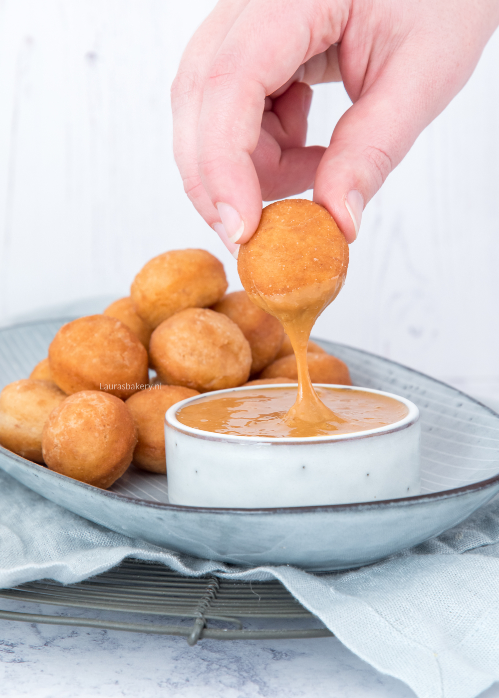 donut balletjes met dulce de leche