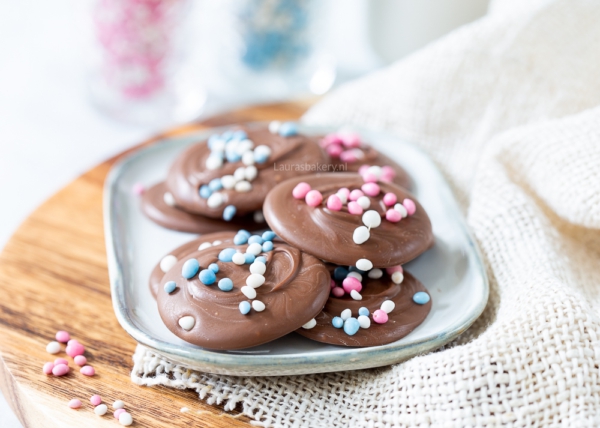 Chocoladeflikken met muisjes 1