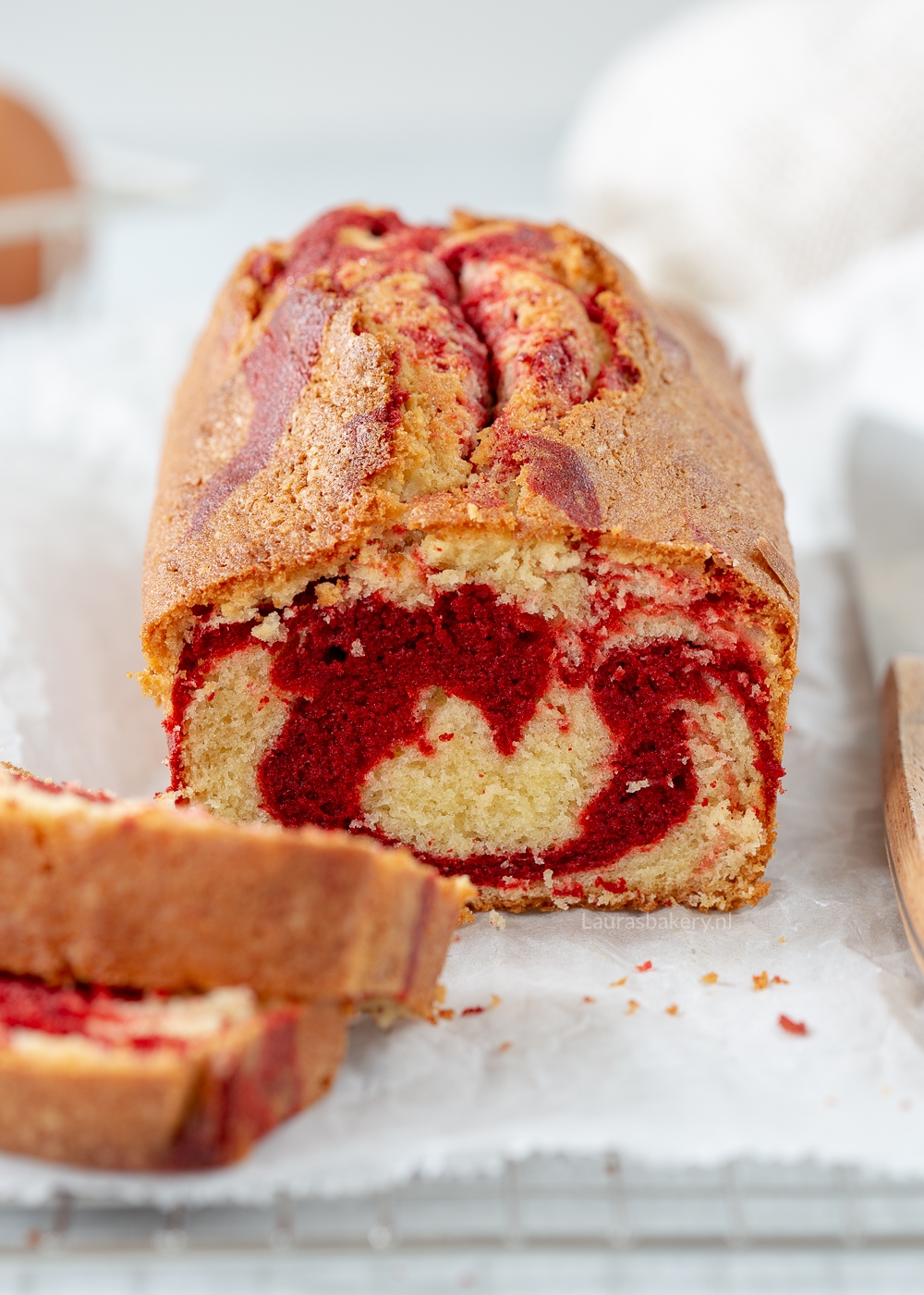 Red velvet marmercake