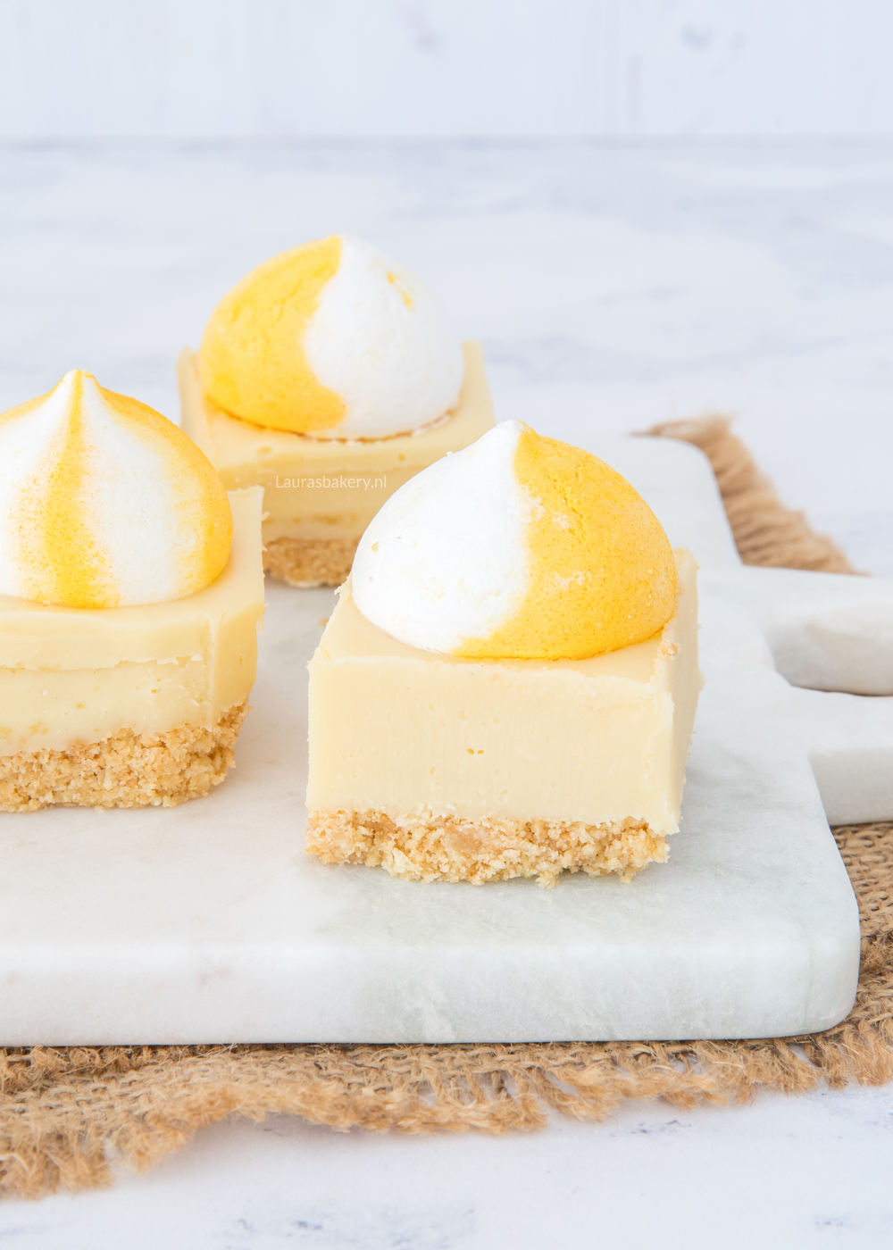 Lemon meringue pie fudge