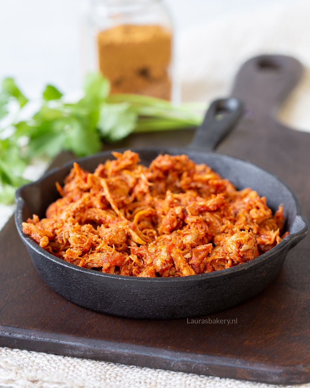 Mexicaanse pulled chicken