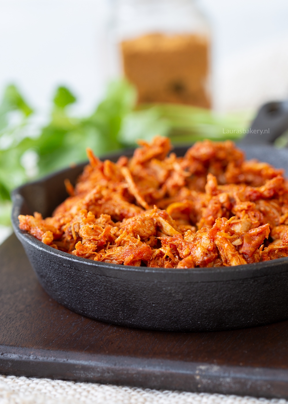 Mexicaanse pulled chicken