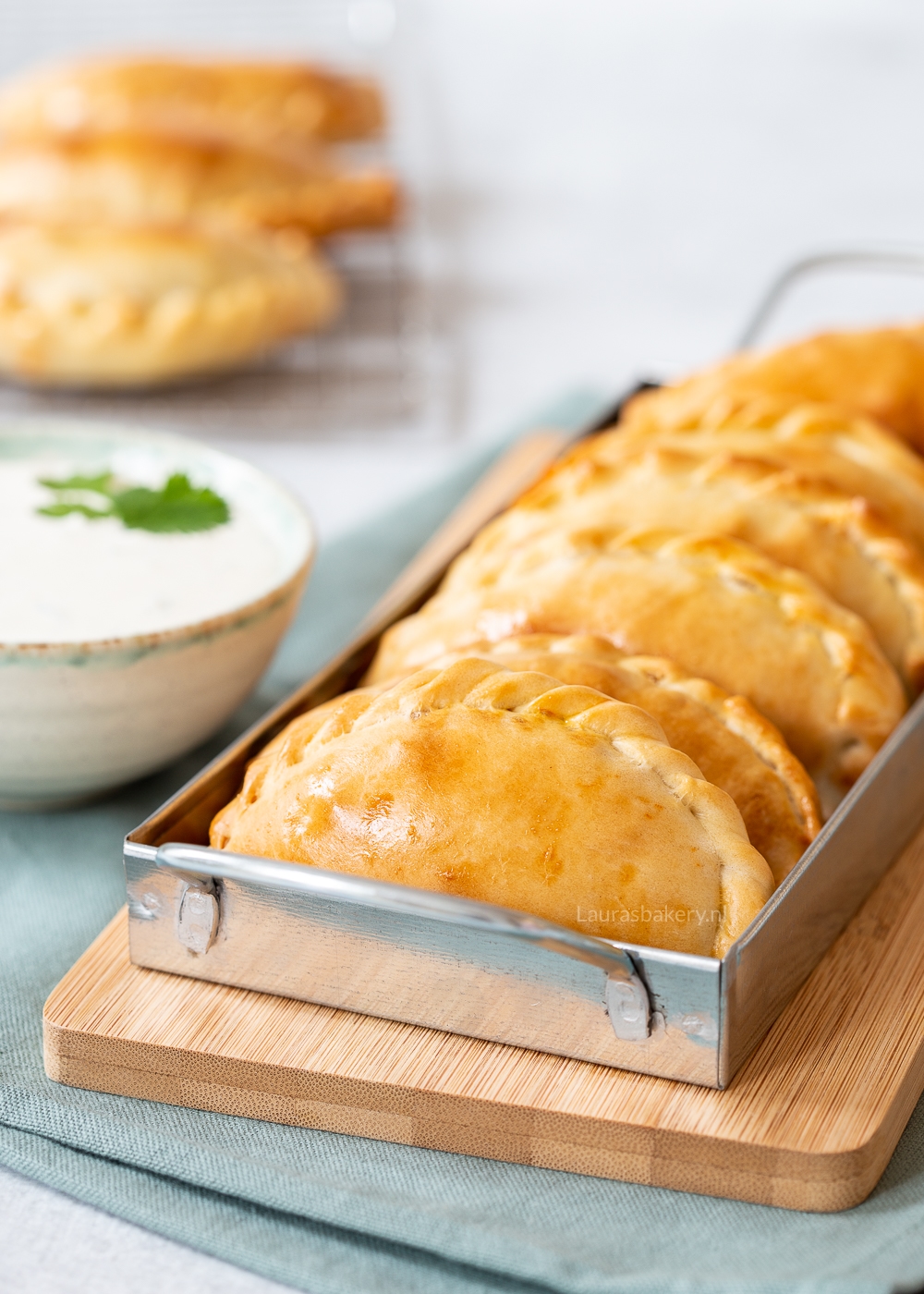 Pulled chicken empanadas