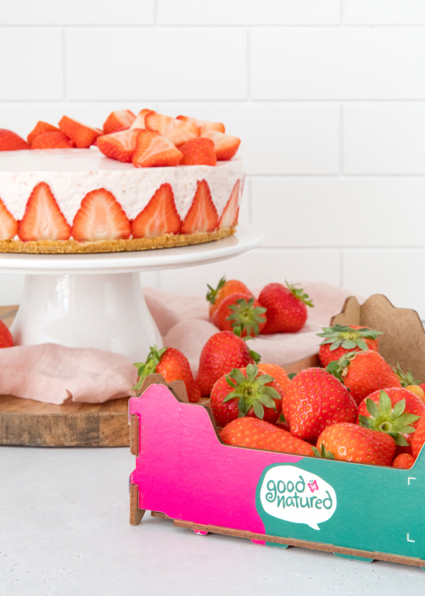 Aardbeien kwarktaart-4a