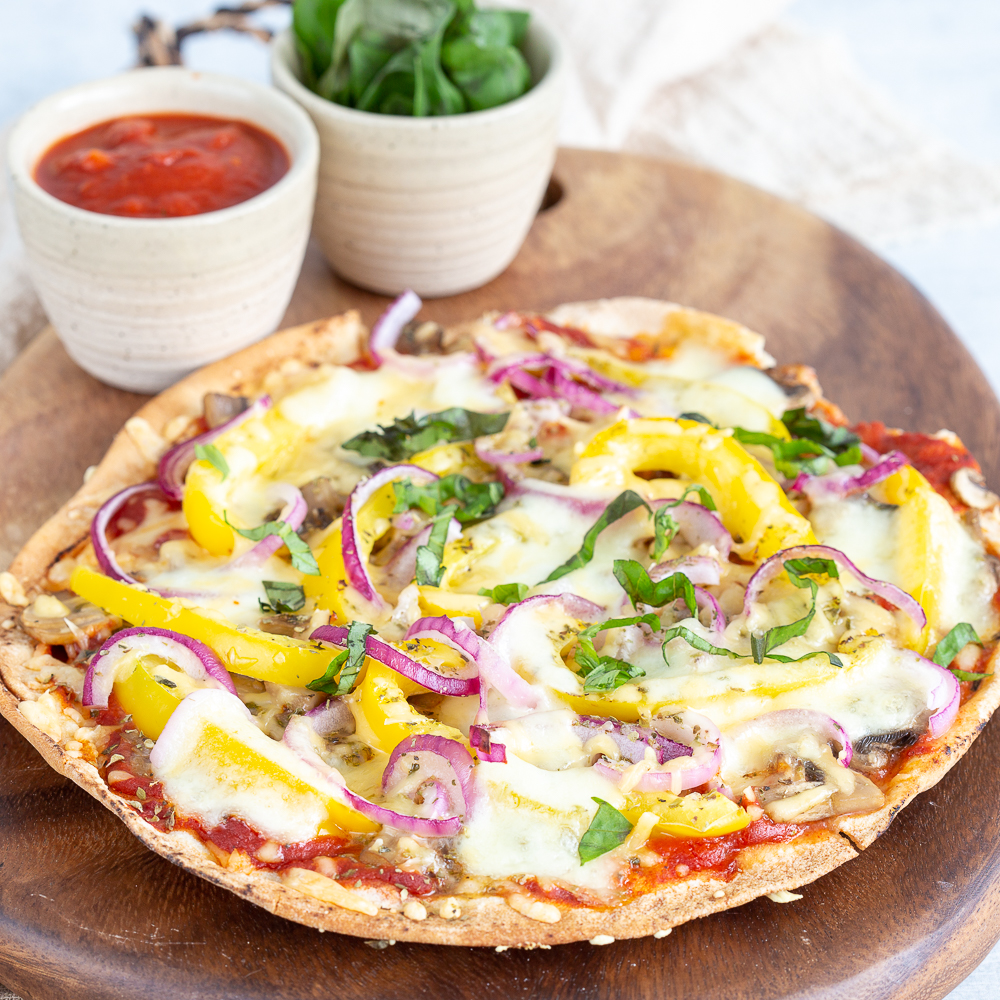 Libanese platbroodpizza's