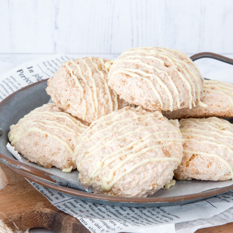 Kokosbollen met witte chocolade