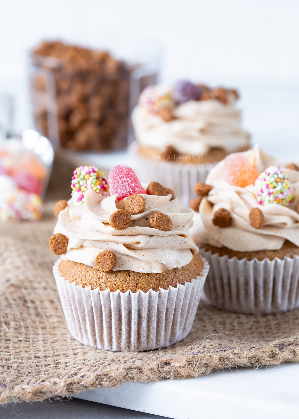 Sinterklaas speculaas cupcakes