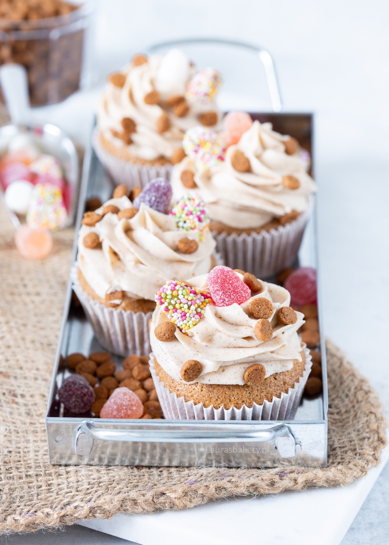 Zo maak je speculaas cupcakes