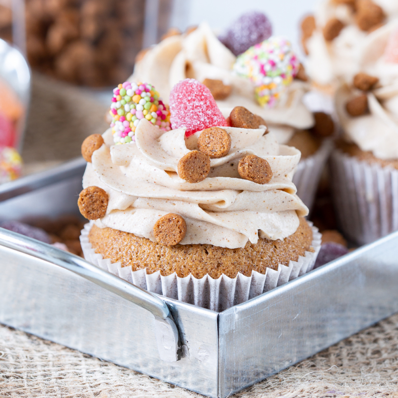 Sinterklaas speculaas cupcakes