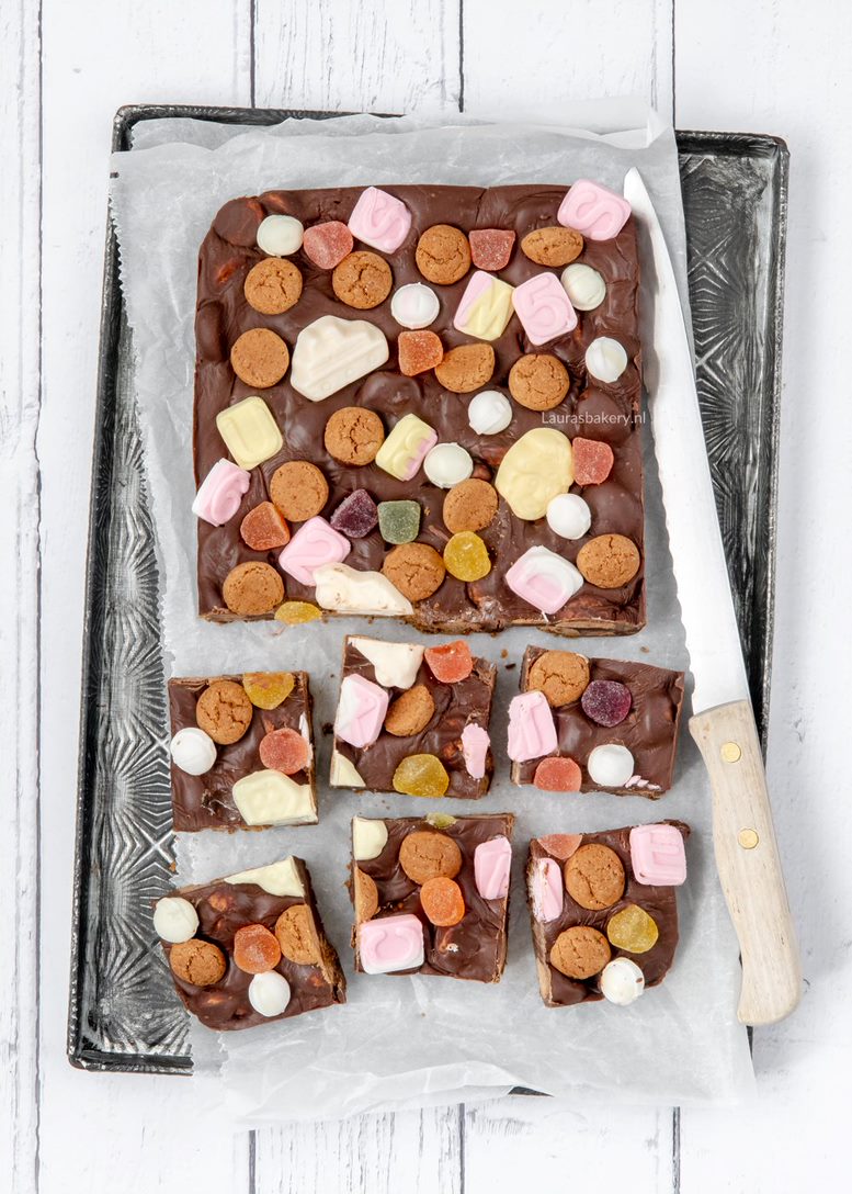 Sinterklaas chocoladefudge - Het Feestdagen Bakboek