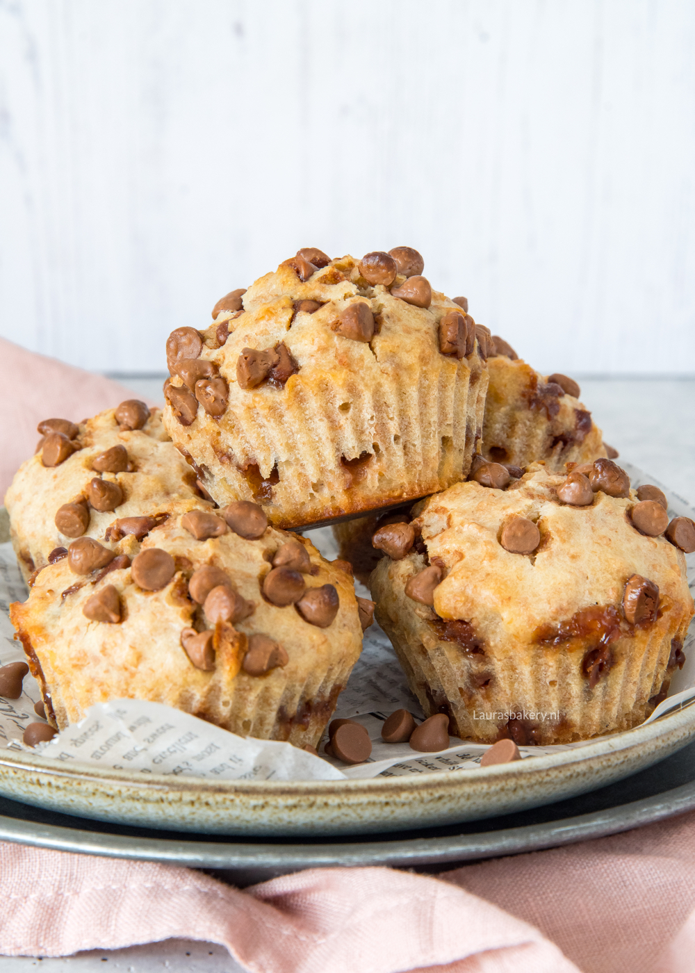 Chocolate chip volkoren muffins