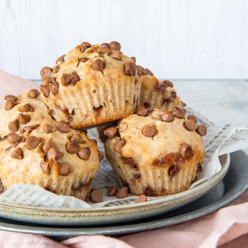 Chocolate chip volkoren muffins