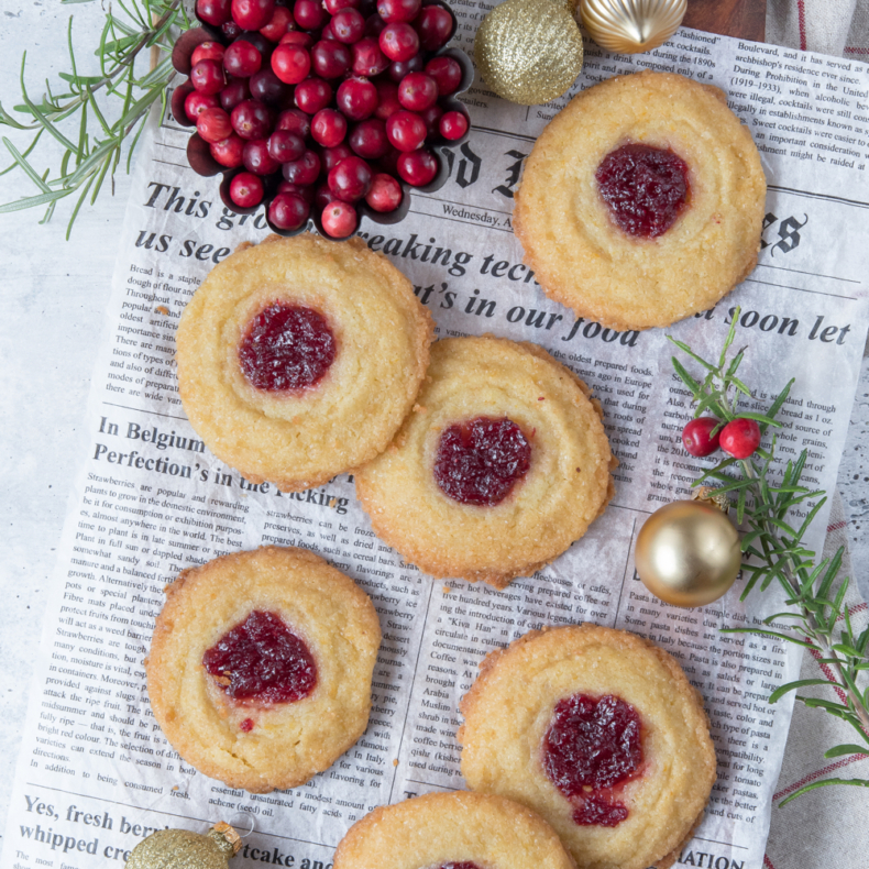 Sinaasappel-cranberry koekjes