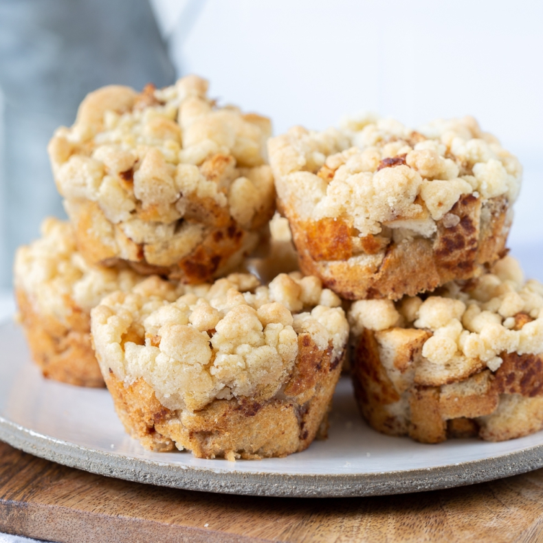 Wentelteefjes muffins uit de oven