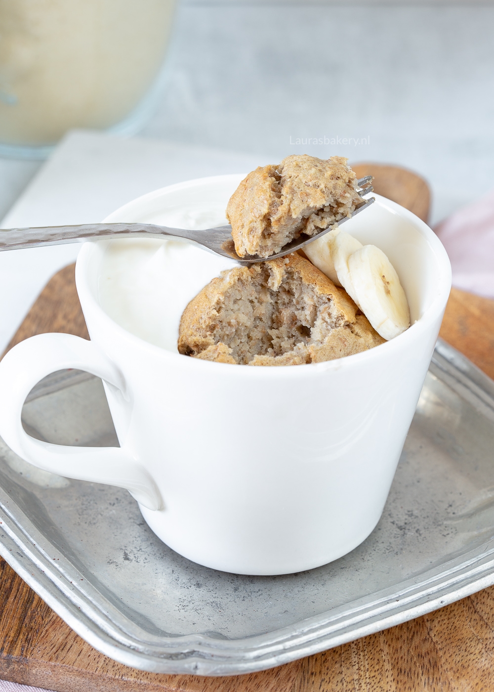 Gezonde mug cake (bananenbrood mugcake) (2)