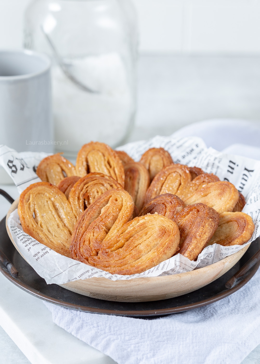 Palmiers (bladerdeeg vlinderkoekjes)