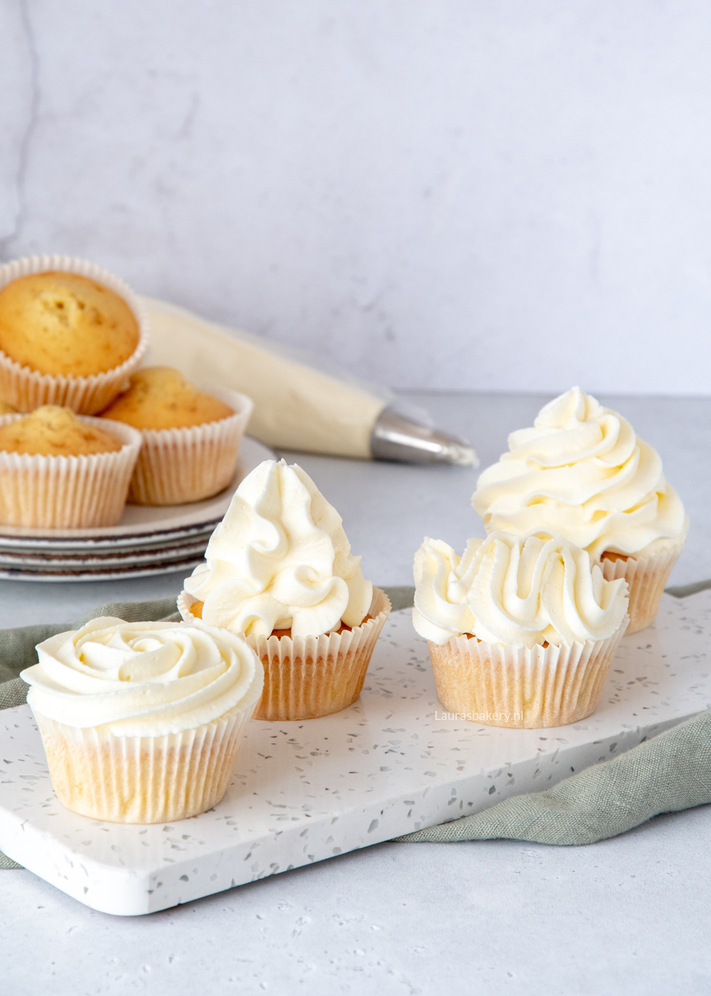 in de rij gaan staan veerboot Worden Basisrecept vanille botercrème - Laura's Bakery