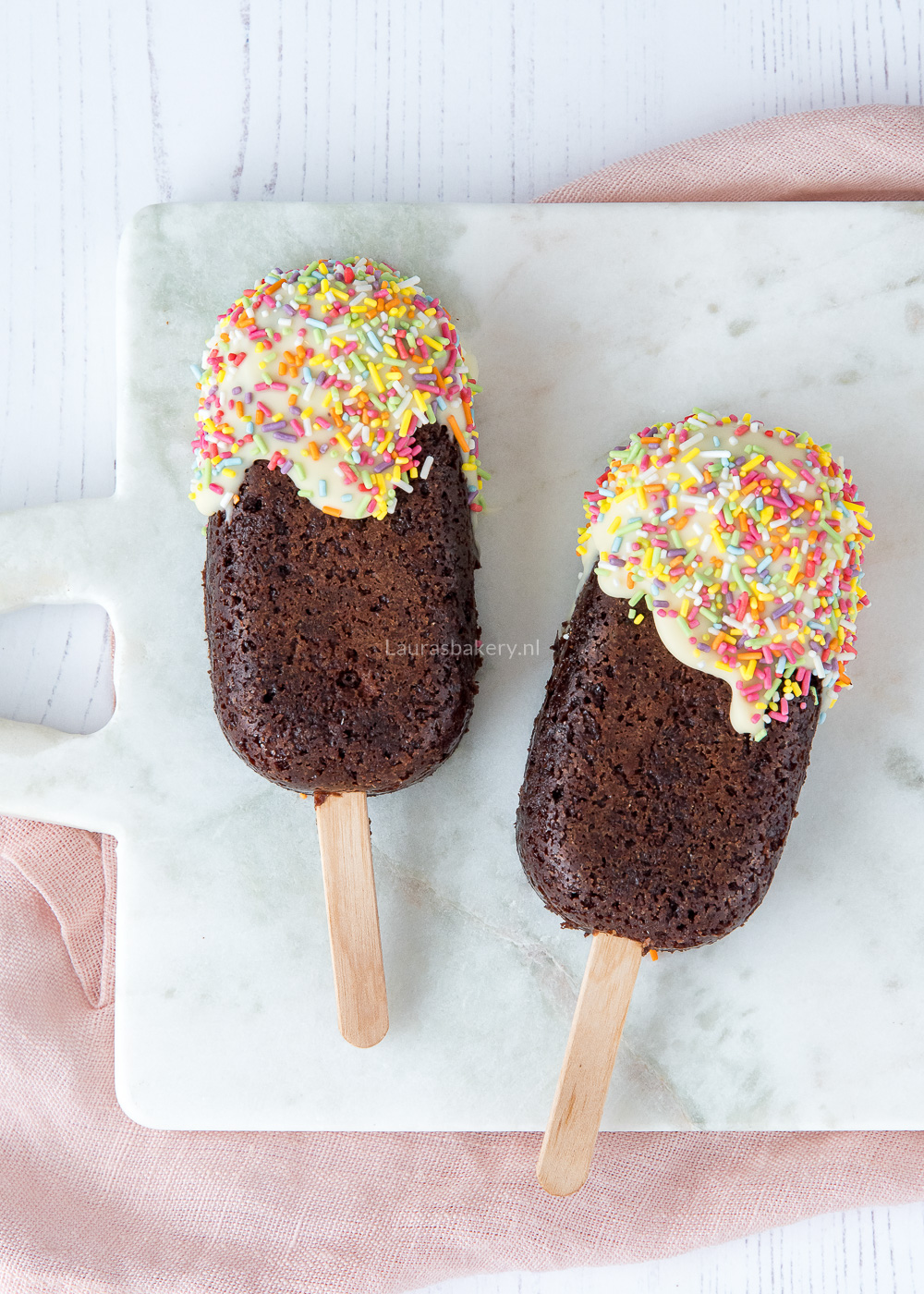 Brownie ijsjes Het Kinderbakboek 2