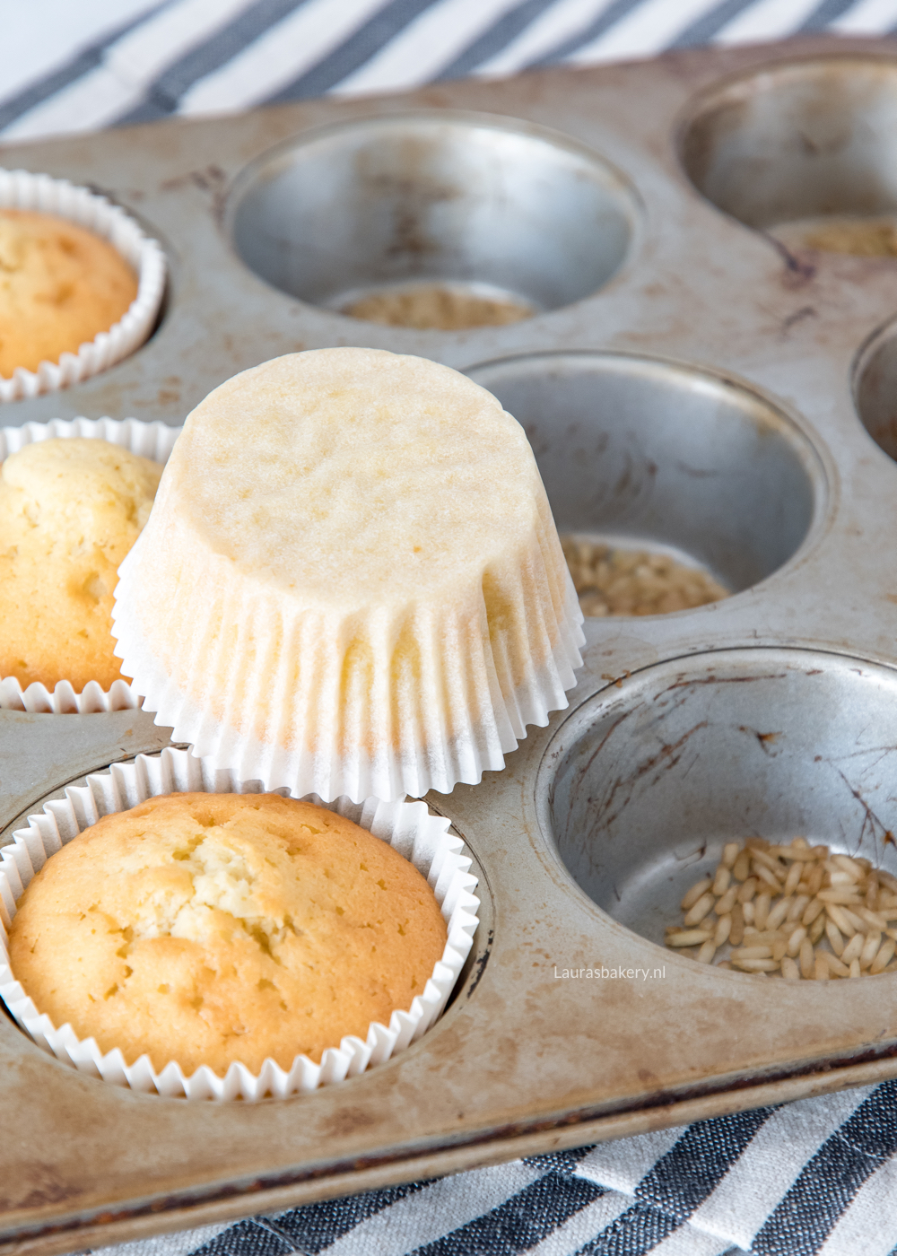 Nooit meer vette of vochtige cupcake vormpjes