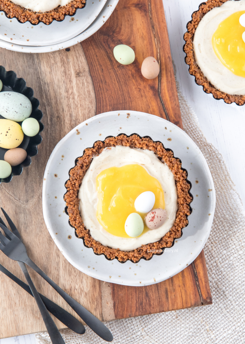 lemon curd taartjes voor pasen