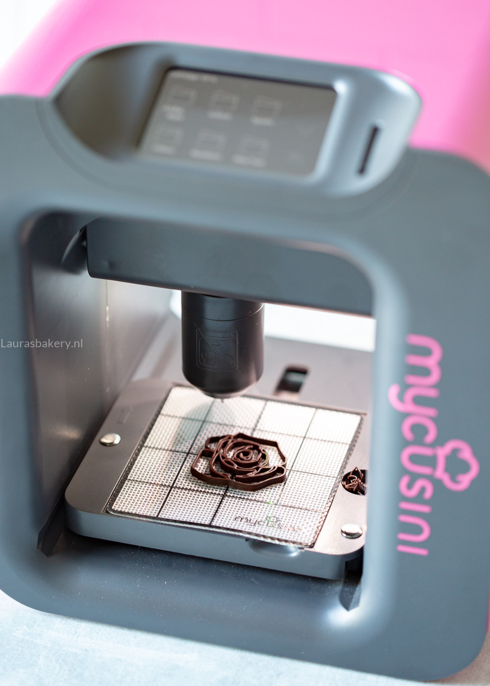 Stap voor stap review MyCusini 3D chocoladeprinter 2 Hoe werkt de MyCusini chocoladeprinter