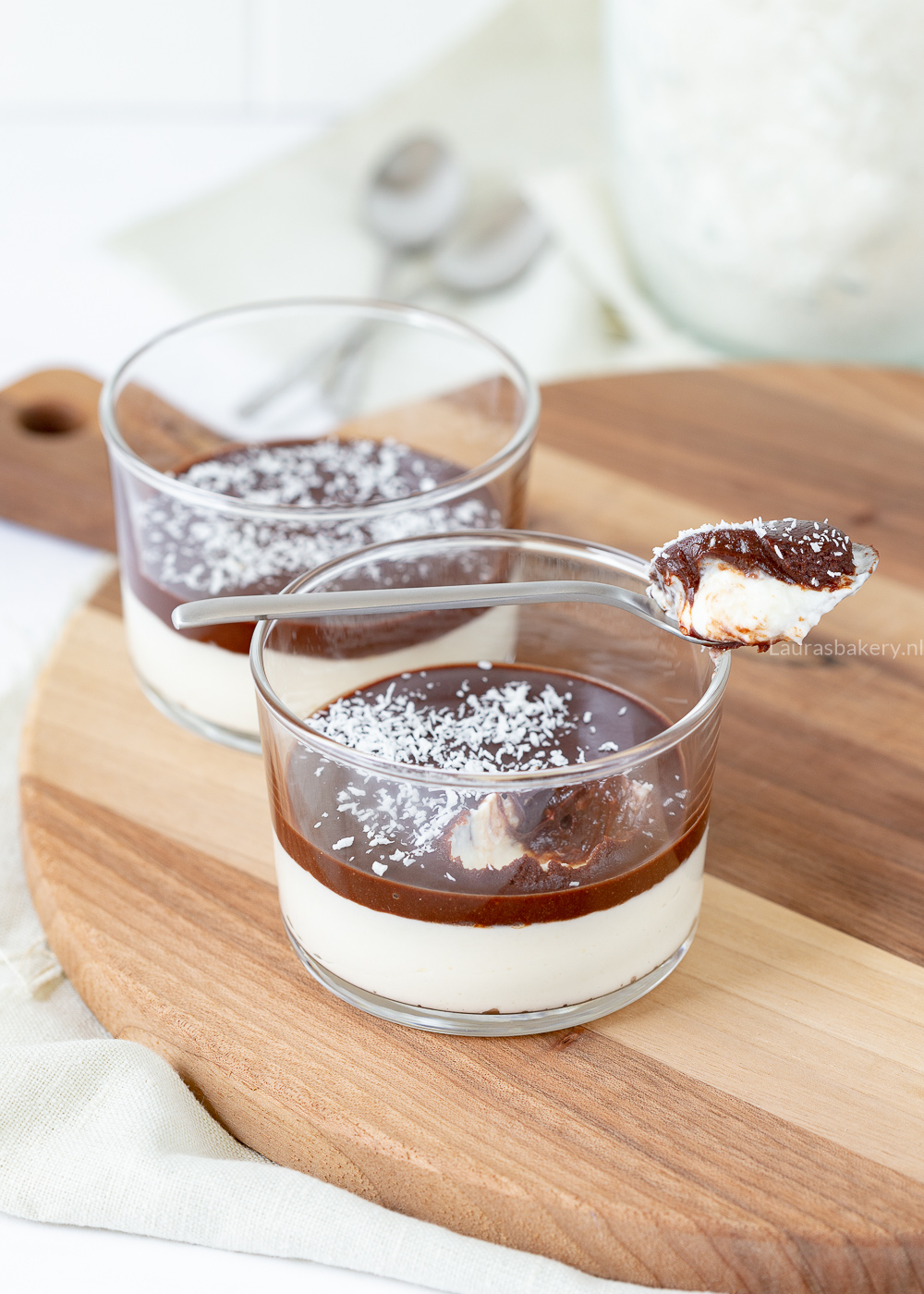 Bounty yoghurt toetje