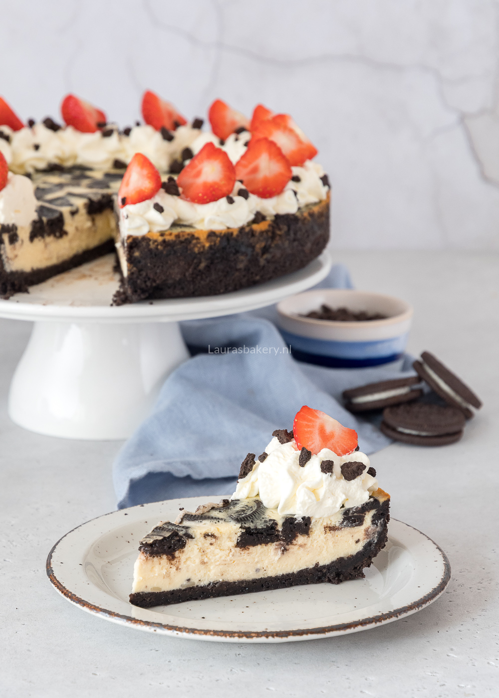 Het Kinderbakboek 2 Laura's Bakery Oreo cheesecake