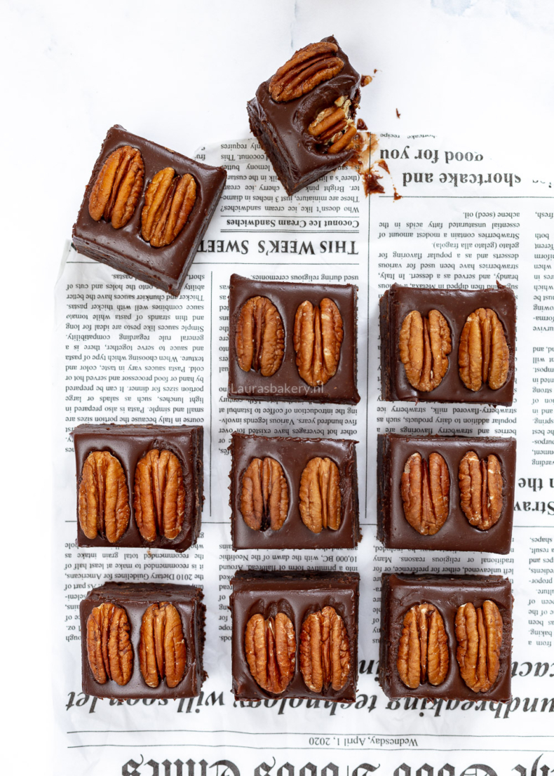 Pecanbrownies met koffielikeur ganache (3)