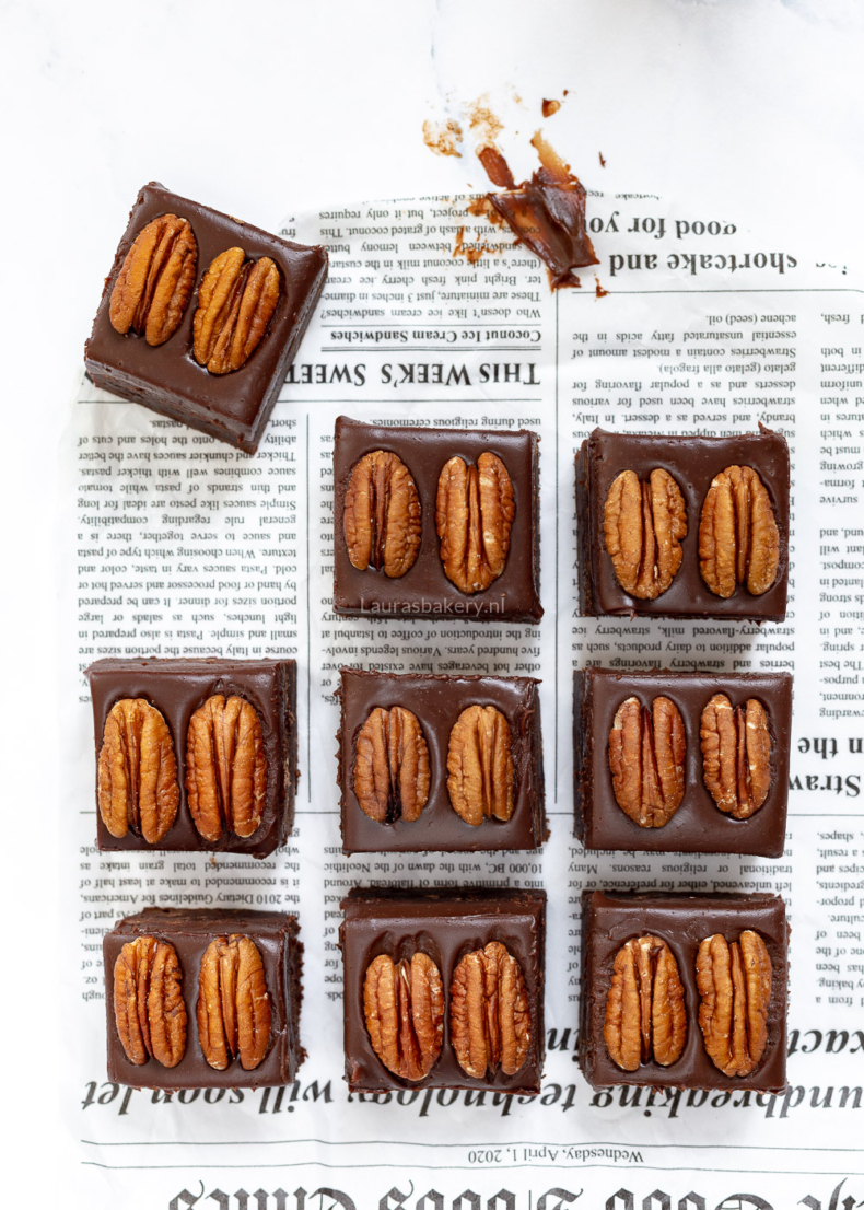 Pecanbrownies met koffielikeur ganache (4)