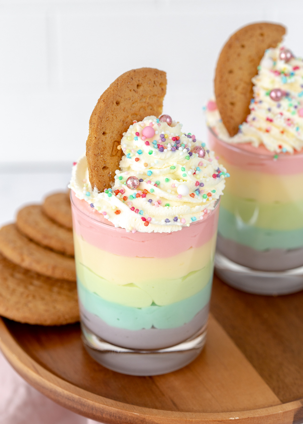 Regenboog pudding toetjes (1)