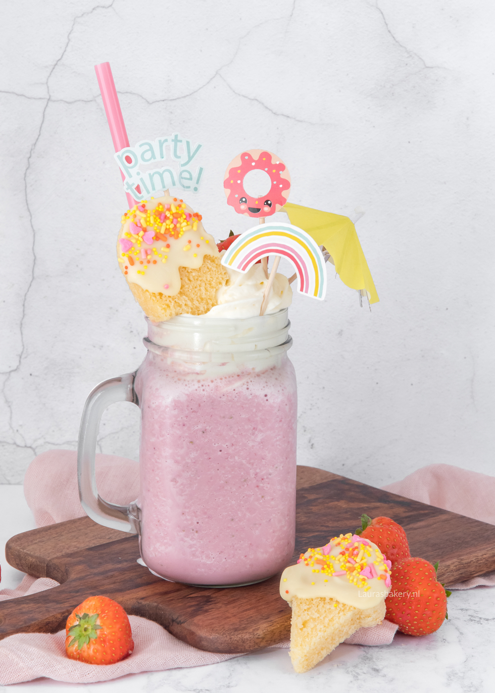 Aardbeien freakshake-1a