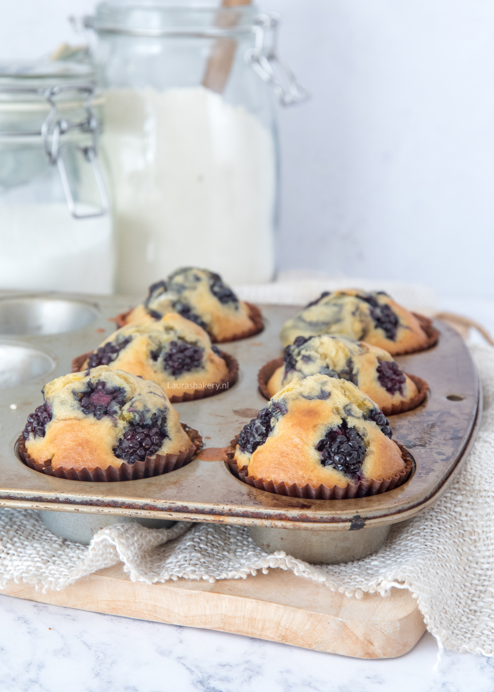 Citroen-bramen muffins